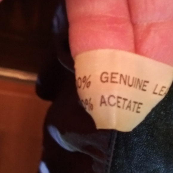 VINTAGE- Leather Coat - Picture 3 of 8